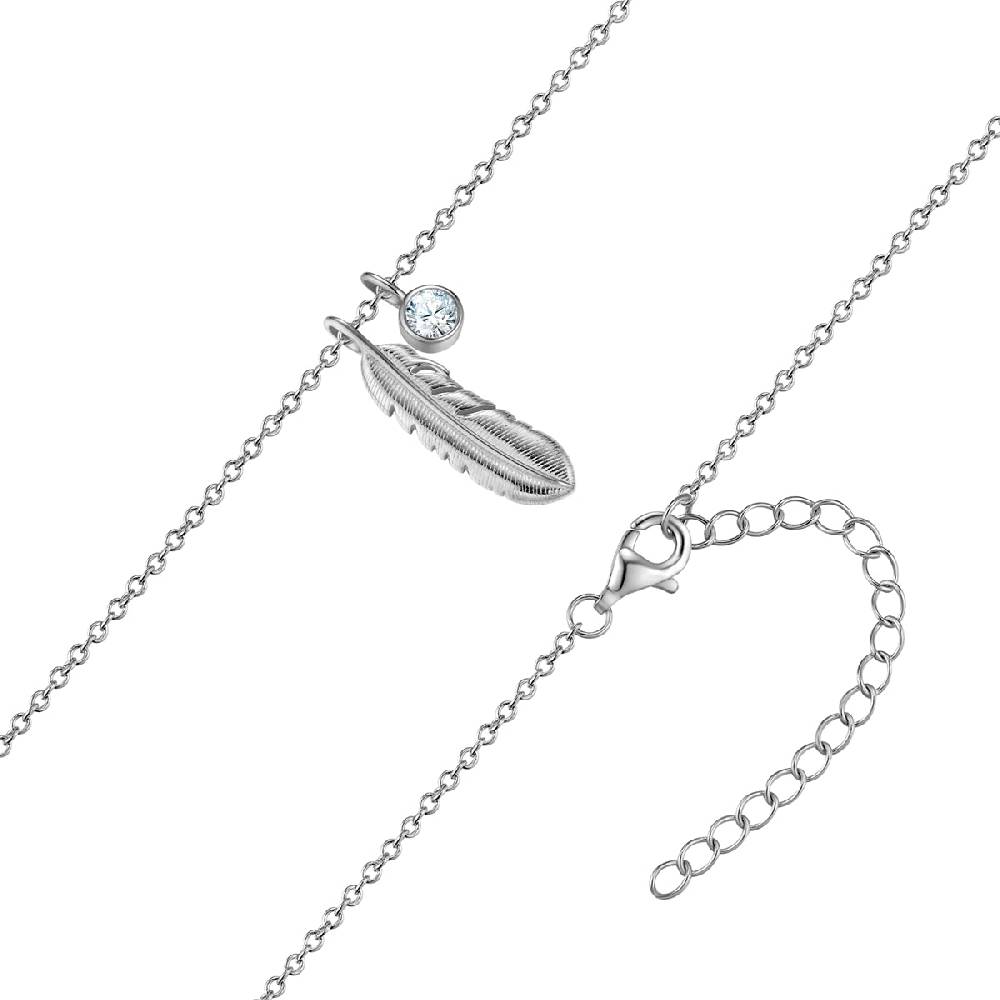 Rafaela Donata Kette mit Anhänger Sterling Silber Zirkonia weiß Sonderangebot