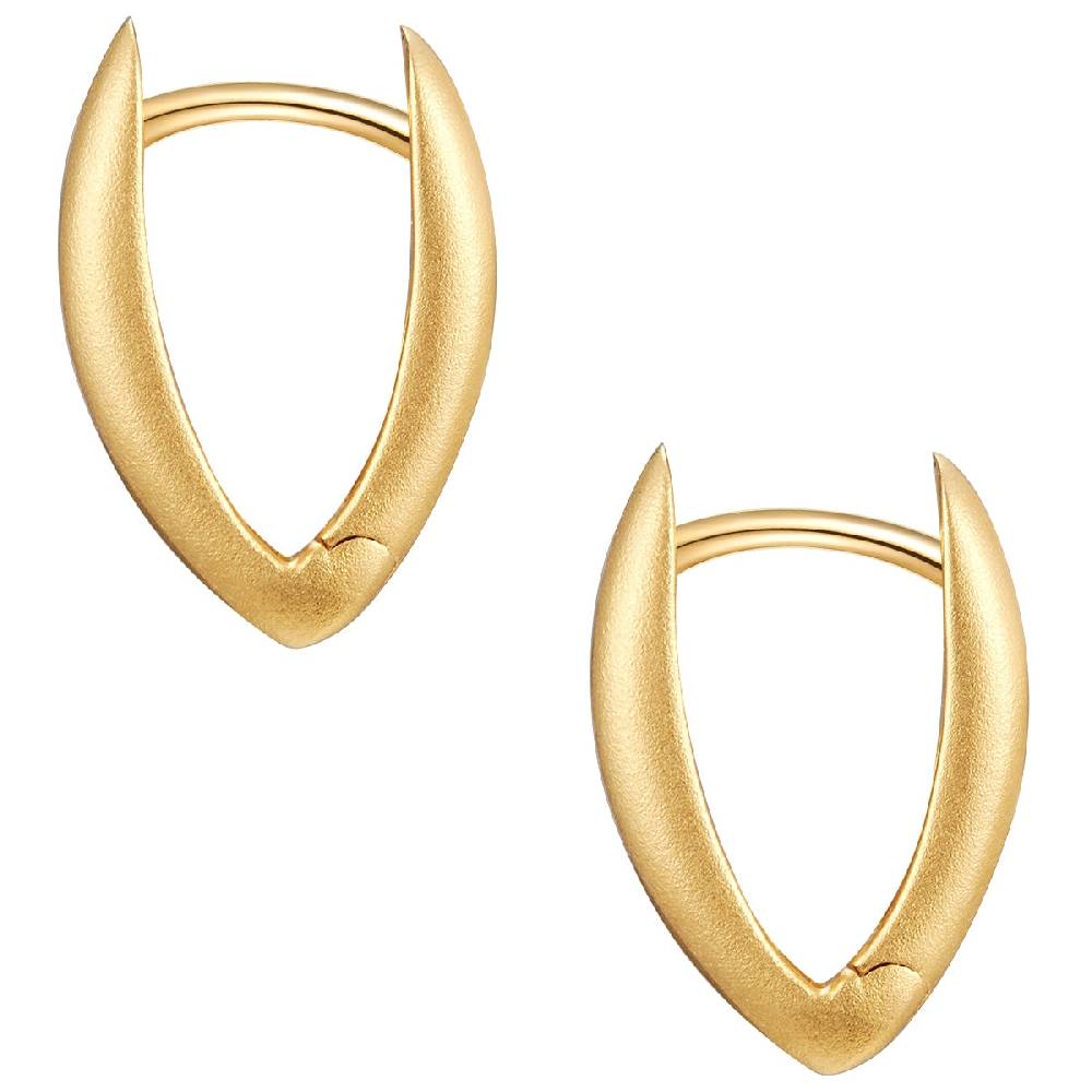Rafaela Donata Creolen Sterling Silber gelbgold Online Shopping