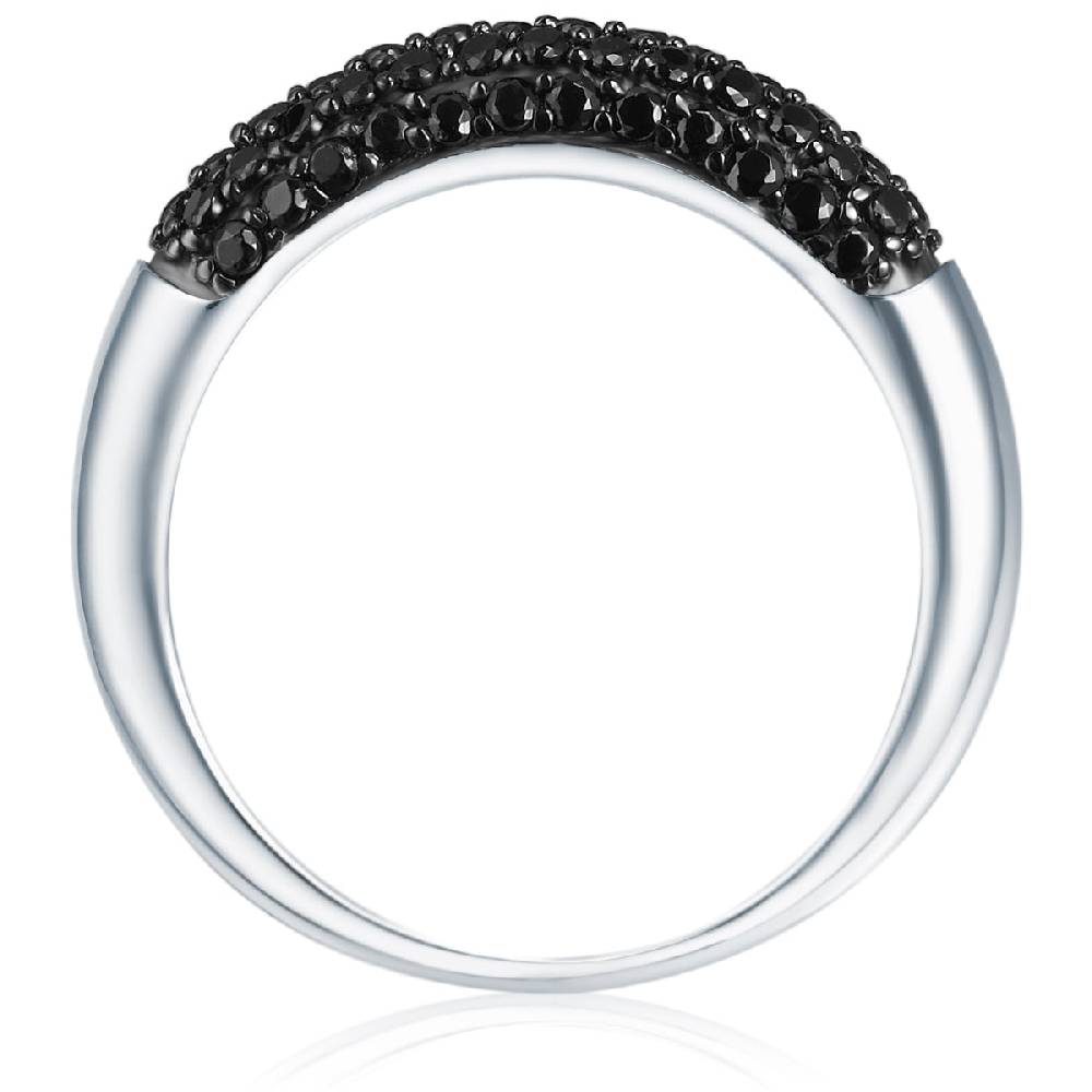 Rafaela Donata Ring Sterling Silber Zirkonia schwarz Riesige Ersparnisse