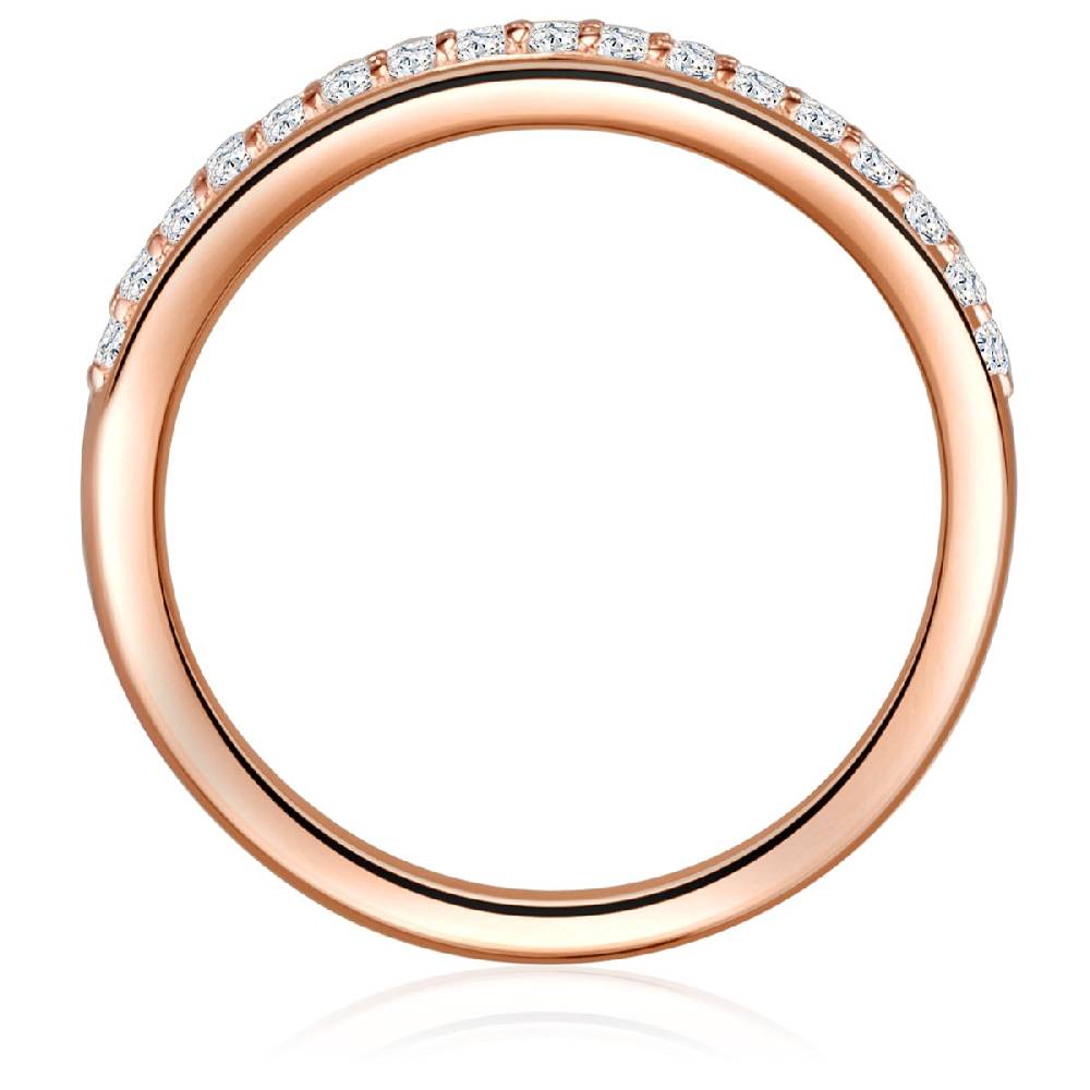 Rafaela Donata Ring Sterling Silber roségold Zirkonia weiß Tiefpreis