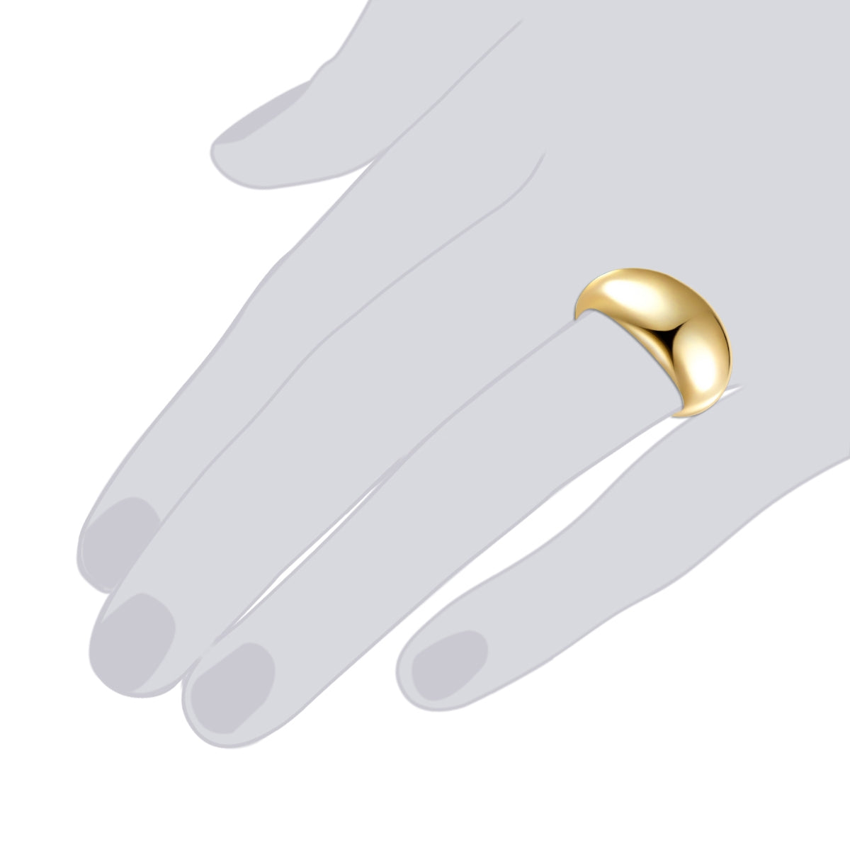 Rafaela Donata Ring Sterling Silber bi-Color Super Sparpreis