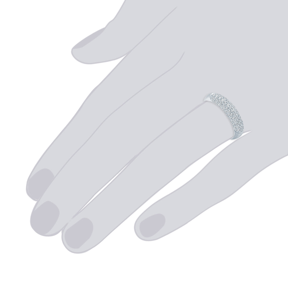 Rafaela Donata Ring Sterling Silber Zirkonia weiß Wochenangebot