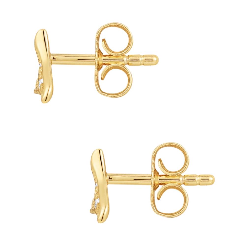 Rafaela Donata Ohrstecker Sterling Silber gelbgold Zirkonia weiß Bis zu 55% Rabatt