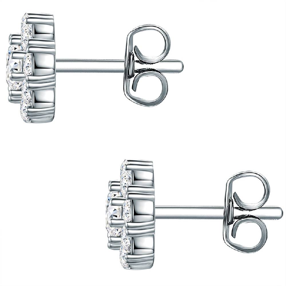 Rafaela Donata Ohrstecker Sterling Silber verziert mit Kristallen von Swarovski® weiß im Angebot