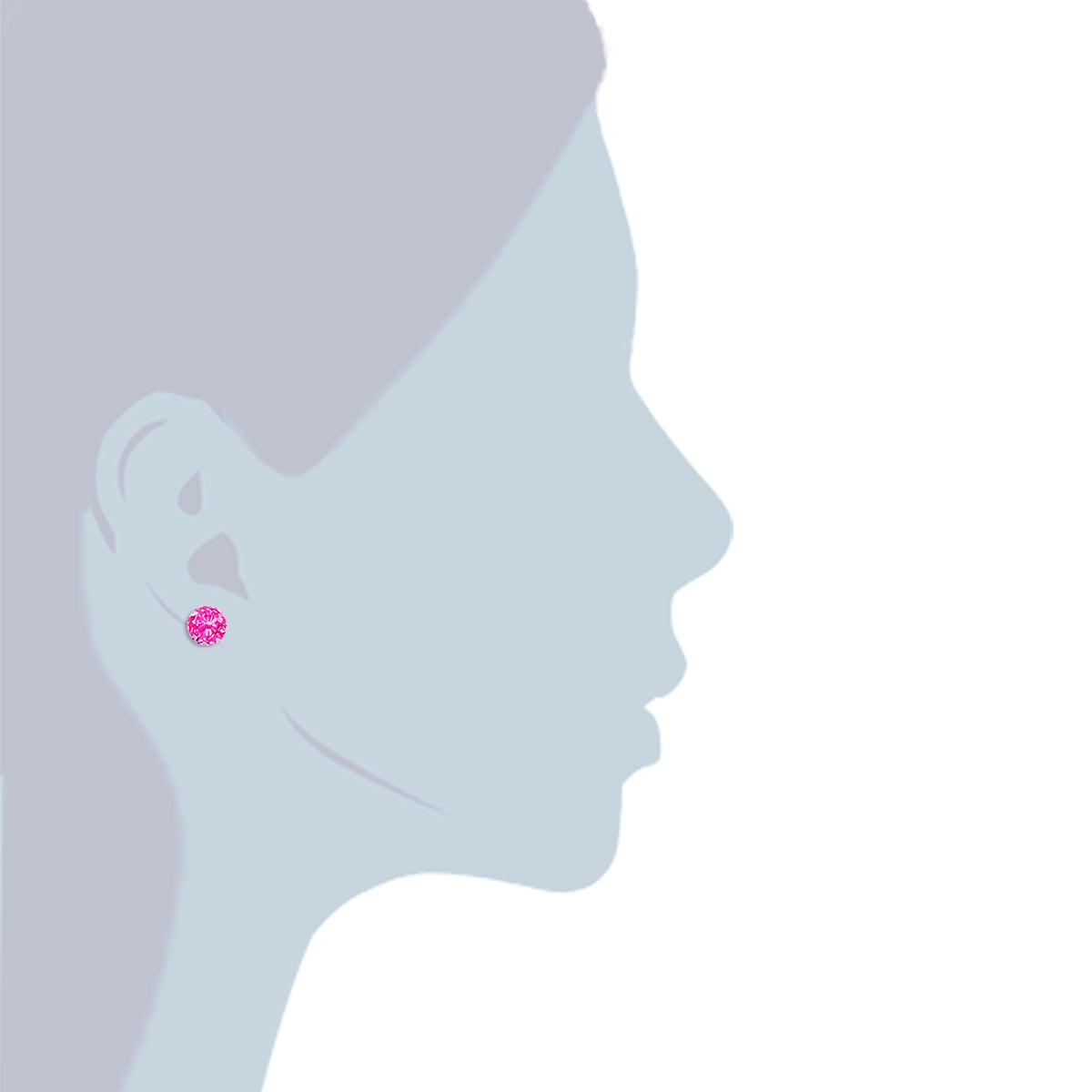 Rafaela Donata Ohrstecker Sterling Silber verziert mit Kristallen von Swarovski® rosa Schlussverkauf