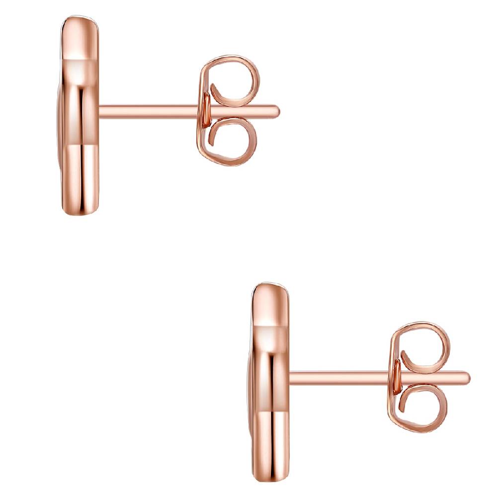 Rafaela Donata Ohrstecker Sterling Silber roségold Zirkonia weiß Fabrikverkauf