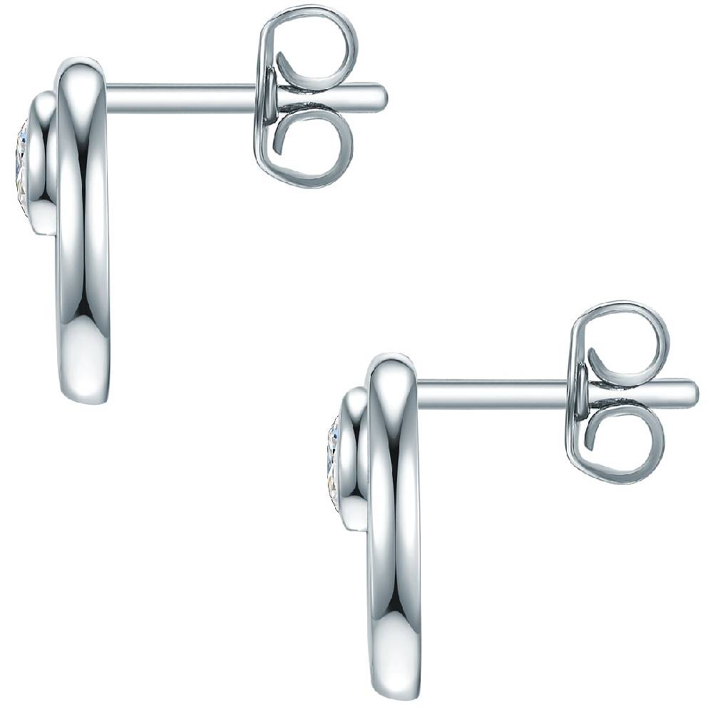 Rafaela Donata Ohrstecker Sterling Silber Zirkonia weiß Kostenloser Versand