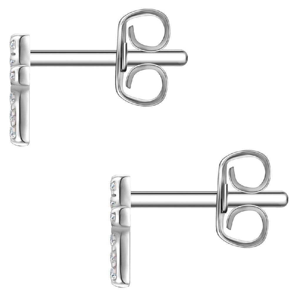 Rafaela Donata Ohrstecker Sterling Silber Zirkonia weiß Flash Sale