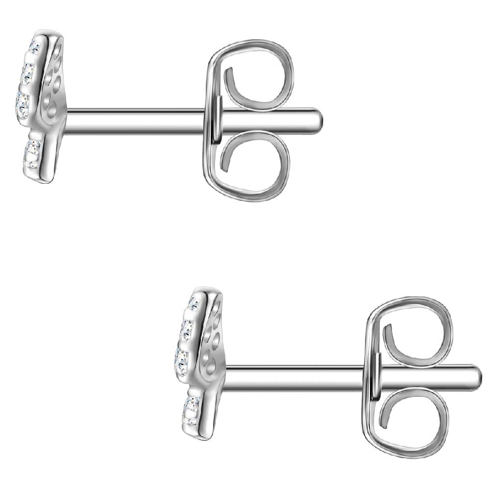Rafaela Donata Ohrstecker Sterling Silber Zirkonia weiß Cyber Monday