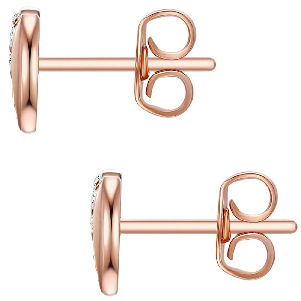 Rafaela Donata Ohrstecker Sterling Silber roségold Zirkonia weiß Heißer Verkauf