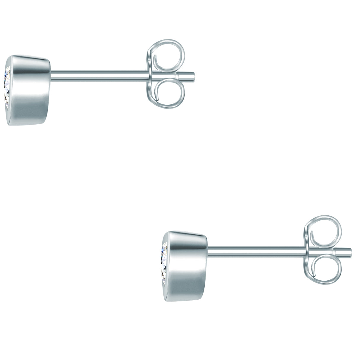 Rafaela Donata Ohrstecker Sterling Silber Zirkonia weiß Top Angebot