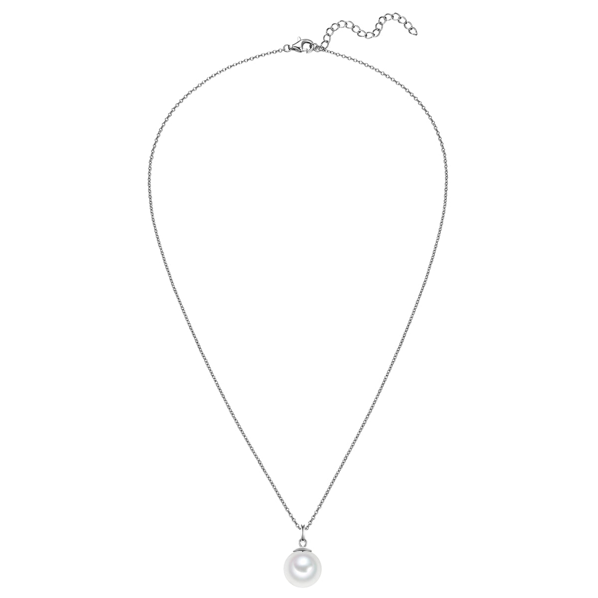 Rafaela Donata Kette mit Anhänger Sterling Silber Muschelkernperle weiß Große Rabatte