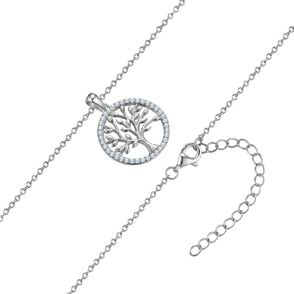 Rafaela Donata Kette mit Anhänger Sterling Silber Zirkonia weiß Saisonale Angebote