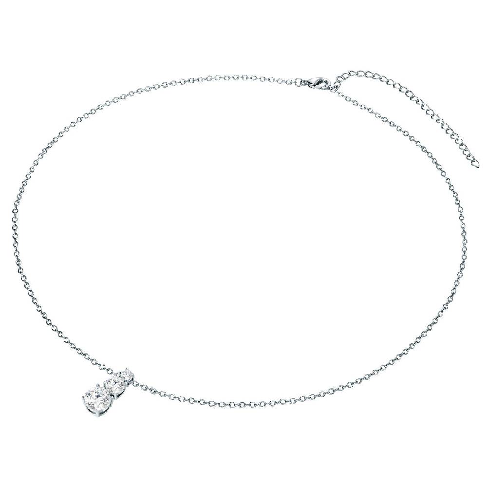 Rafaela Donata Kette mit Anhänger Sterling Silber verziert mit Kristallen von Swarovski® weiß Riesige Ersparnisse