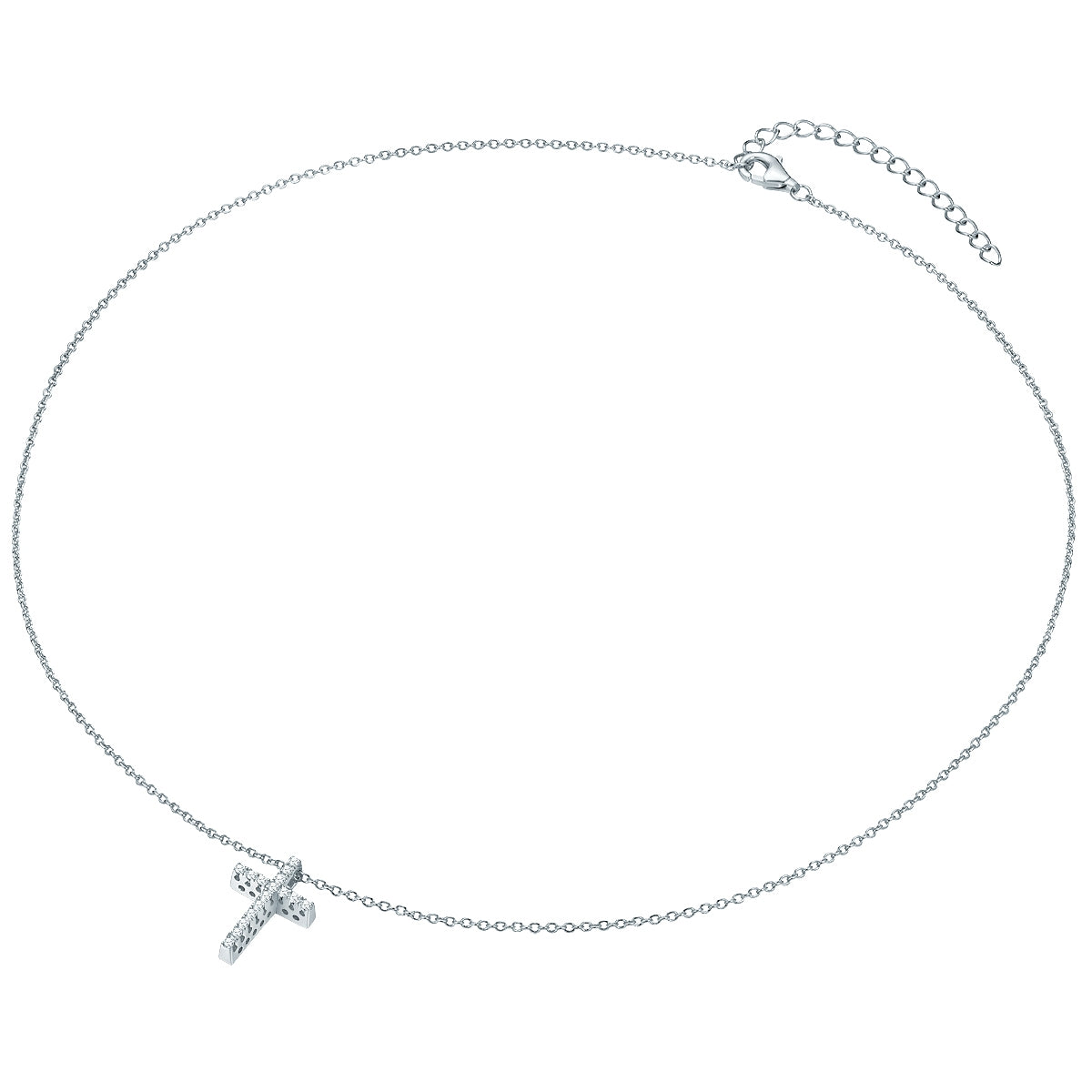 Rafaela Donata Kette mit Anhänger Sterling Silber Zirkonia weiß Wochenangebot