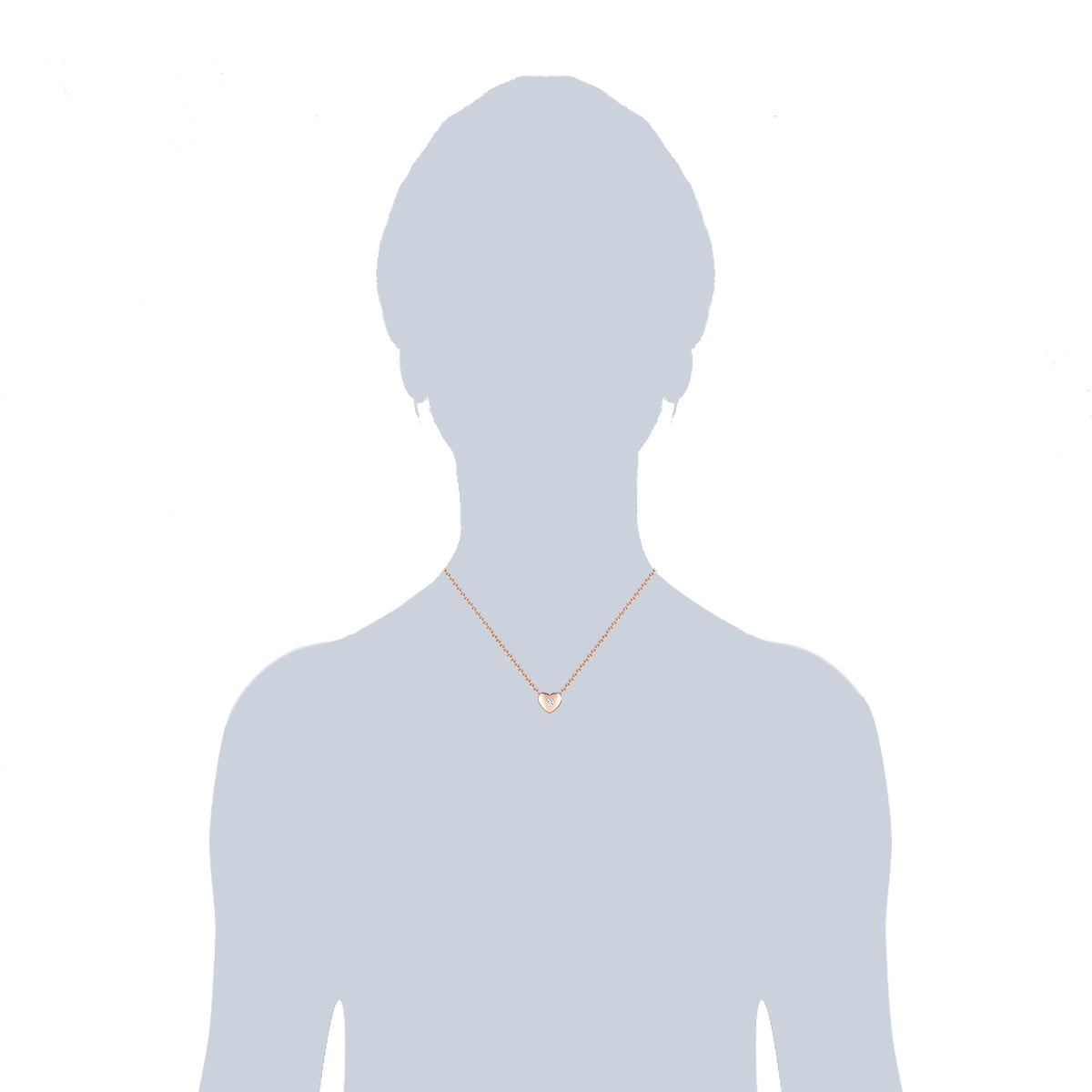 Rafaela Donata Kette mit Anhänger Sterling Silber roségold Zirkonia weiß Neueste Stile
