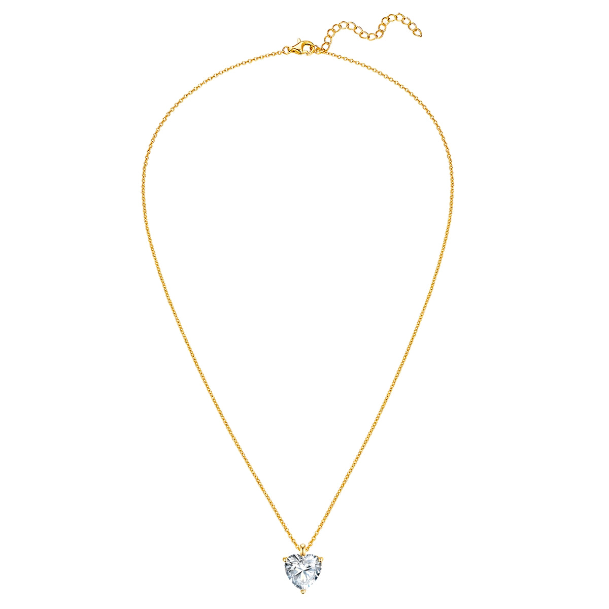 Rafaela Donata Kette mit Anhänger Sterling Silber gelbgold Zirkonia weiß Bis zu 55% Rabatt