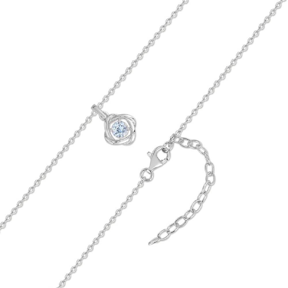 Rafaela Donata Kette mit Anhänger Sterling Silber Spinell (synth.) blau Riesige Rabatte