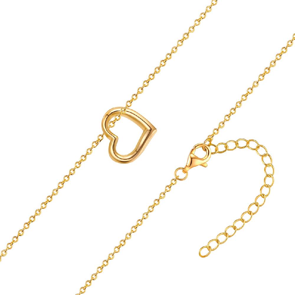 Rafaela Donata Kette mit Anhänger Sterling Silber gelbgold Im Verkauf