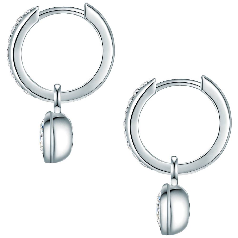 Rafaela Donata Creolen Sterling Silber Zirkonia weiß Osterangebot