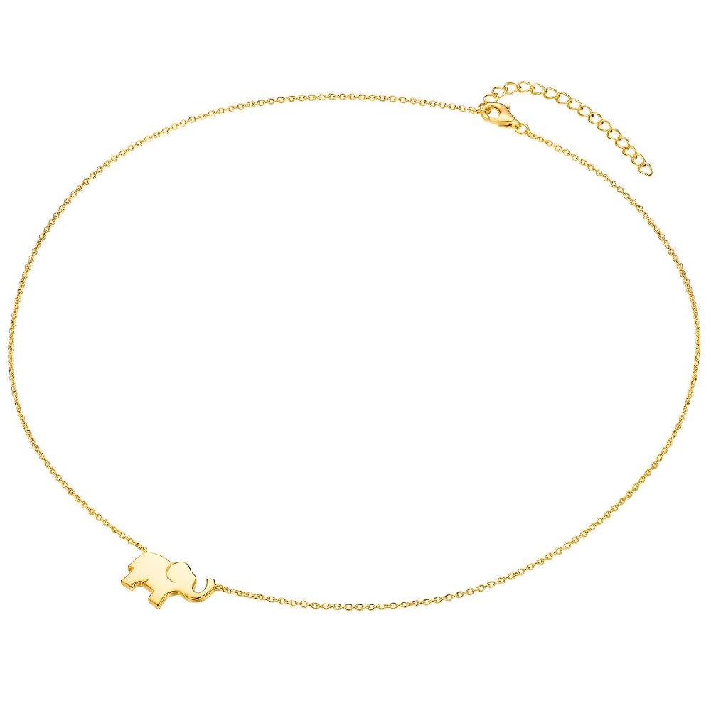 Rafaela Donata Kette mit Anhänger Sterling Silber geblgold Online Outlet