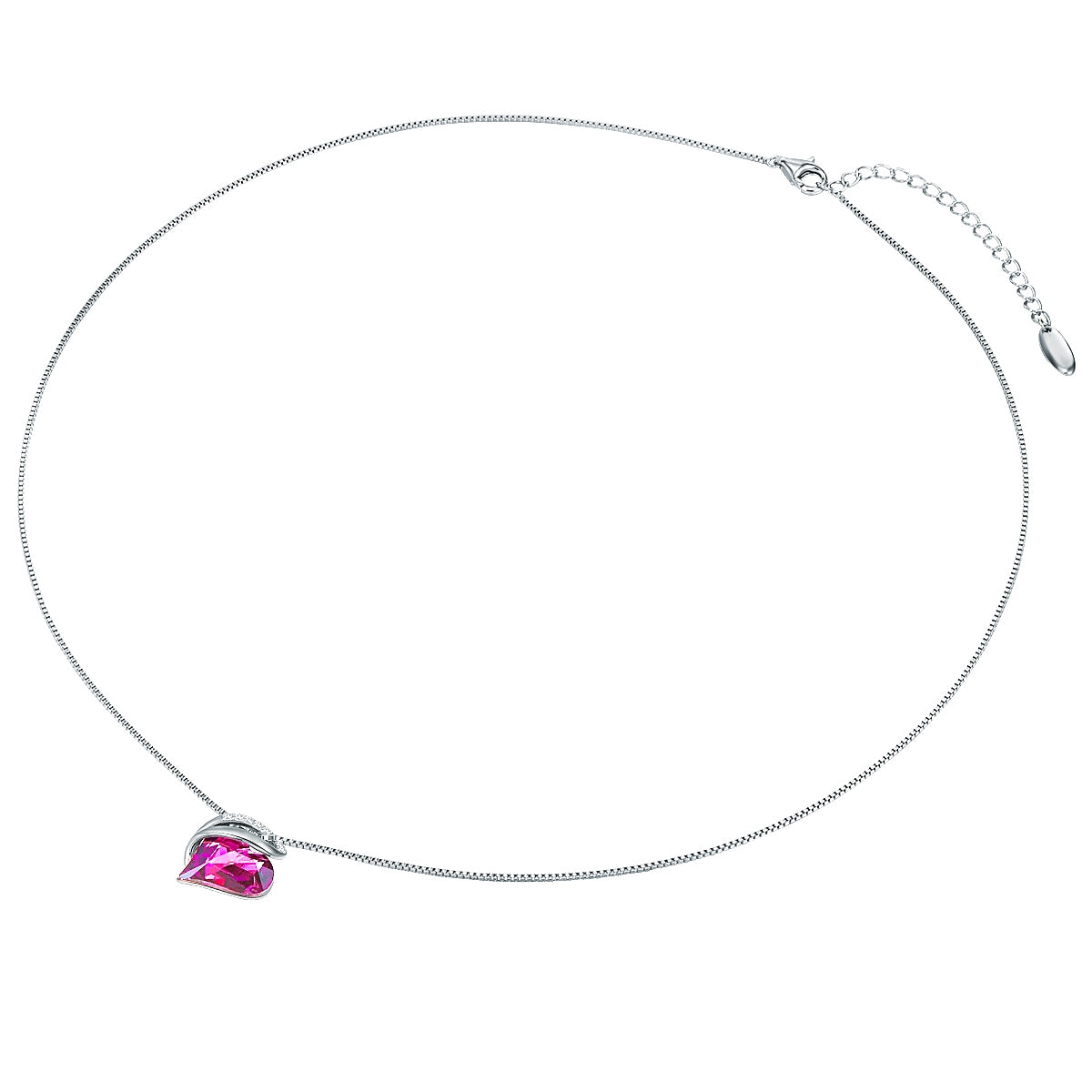 Rafaela Donata Kette mit Anhänger Sterling Silber verziert mit Kristallen von Swarovski® amethyst weiß Sonderangebote