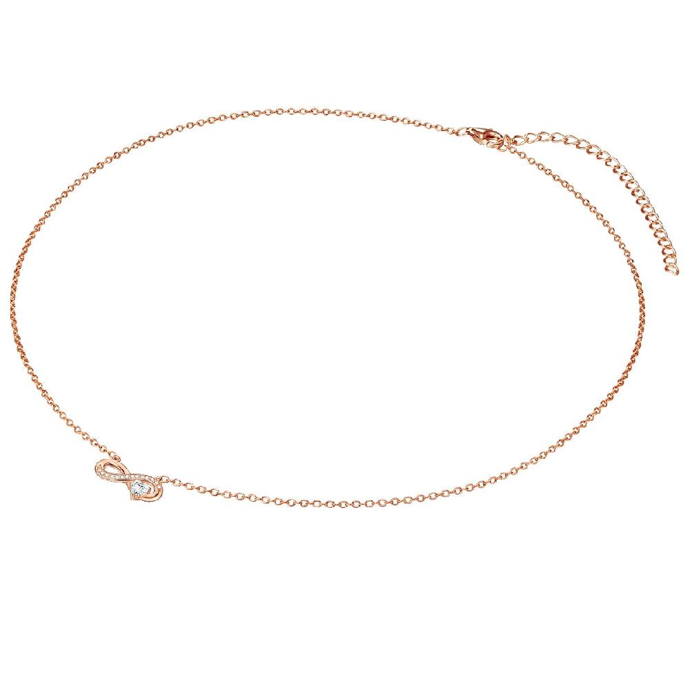 Rafaela Donata Kette mit Anhänger Sterling Silber roségold Zirkonia weiß Riesige Rabatte
