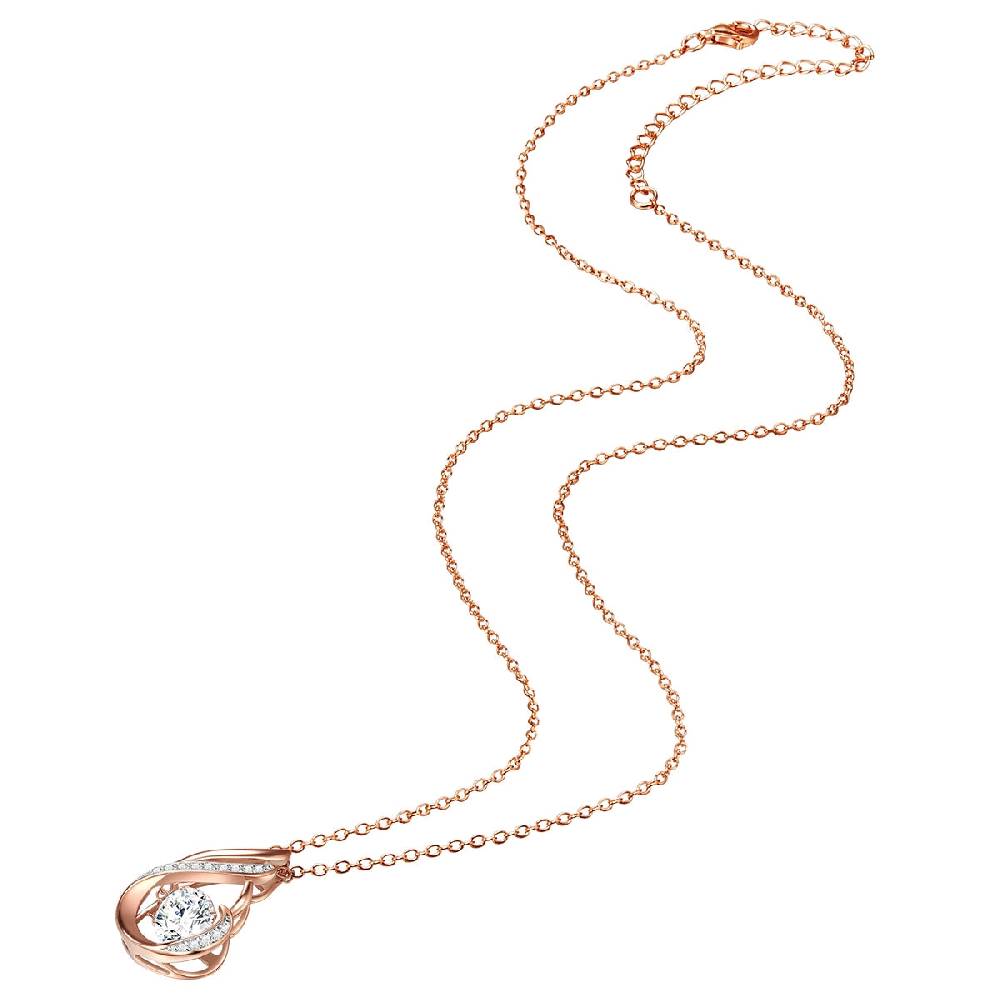 Rafaela Donata Kette mit Anhänger Sterling Silber roségold Zirkonia weiß Clearance-Verkauf