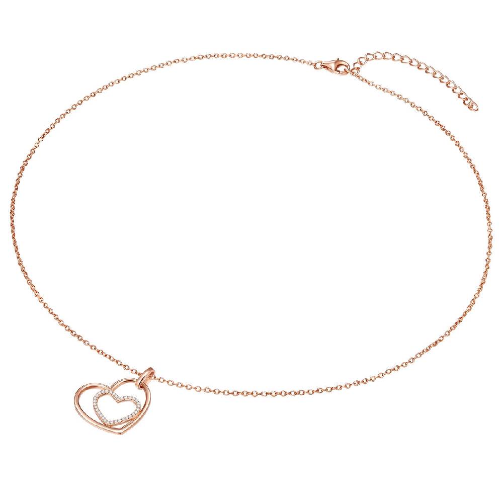Rafaela Donata Kette mit Anhänger Sterling Silber roségold Zirkonia weiß Hotsell