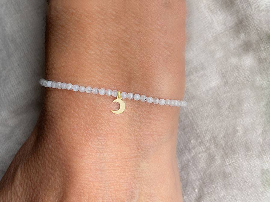 Renna Deluxe MOND Armband gold mit Mondstein Weihnachtsangebot