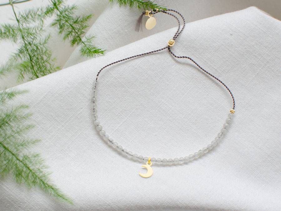 Renna Deluxe MOND Armband gold mit Mondstein Weihnachtsangebot