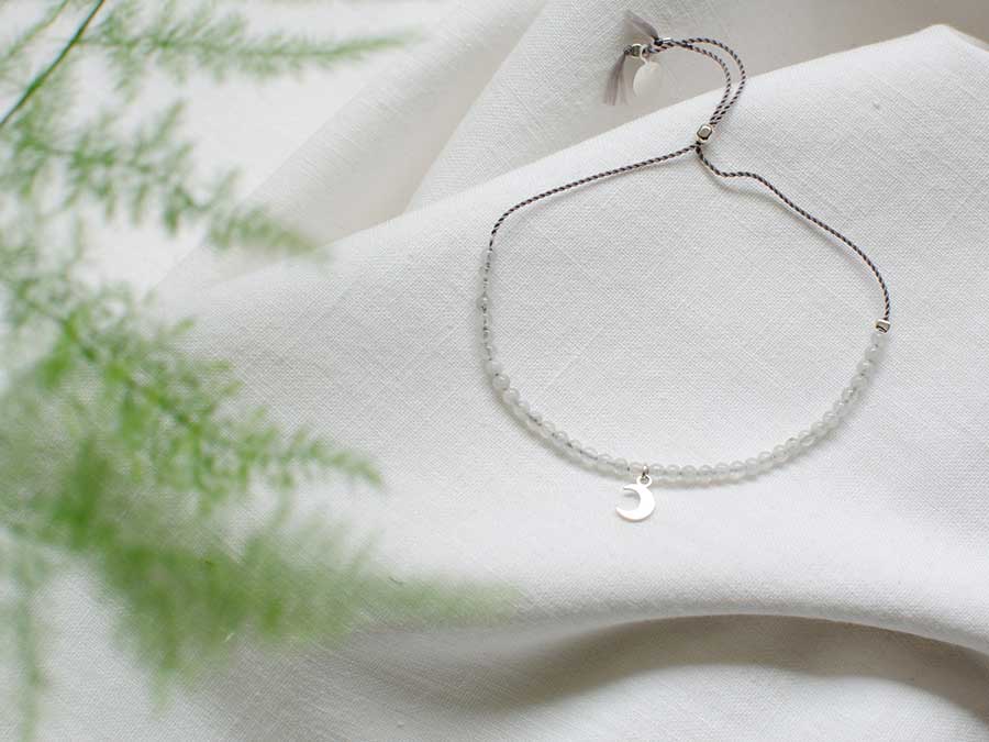 Renna Deluxe MOND Armband mit Mondstein Valentinstagsangebot