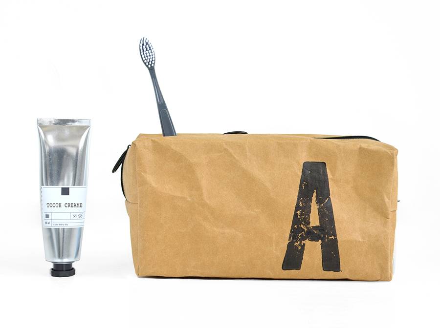 Renna Deluxe Kosmetiktasche für Pflegeprodukte mit Monogramm Nur für heute