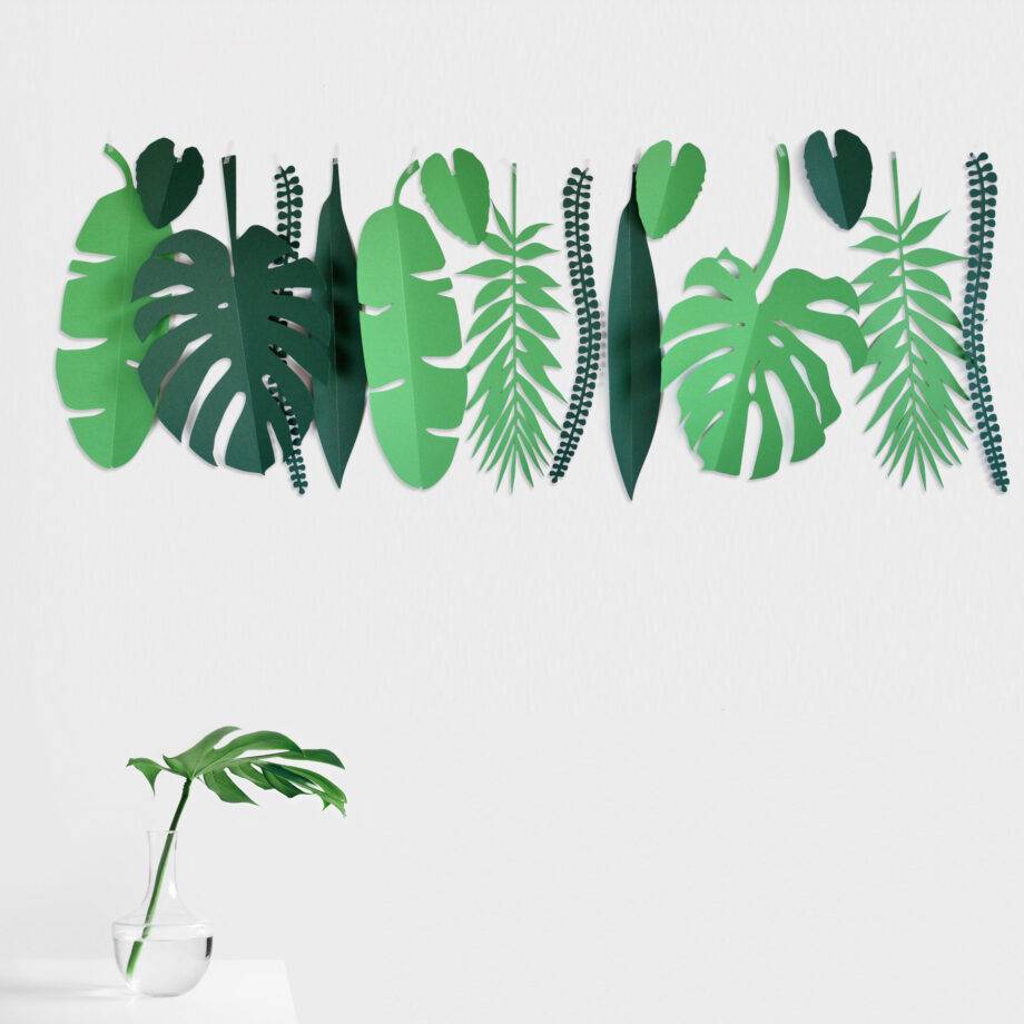 Renna Deluxe Monstera, Palme, TROPEN Wanddekoration Sonderangebot der Fabrik
