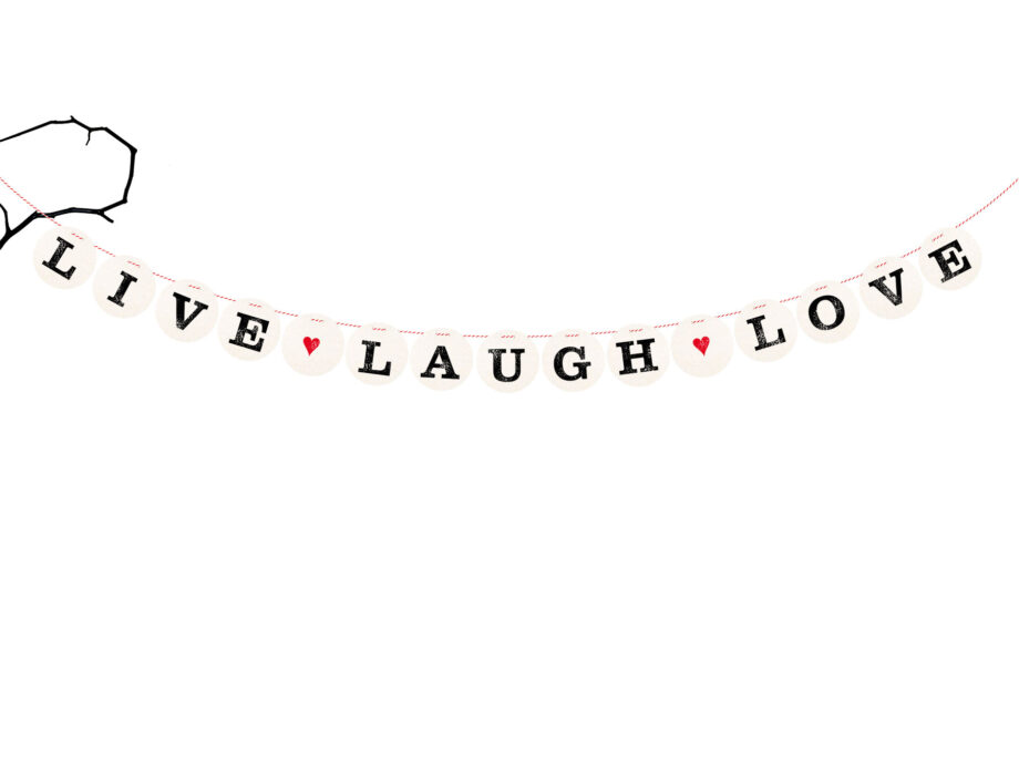 Renna Deluxe LIVE LAUGH LOVE Girlande Sonderangebot