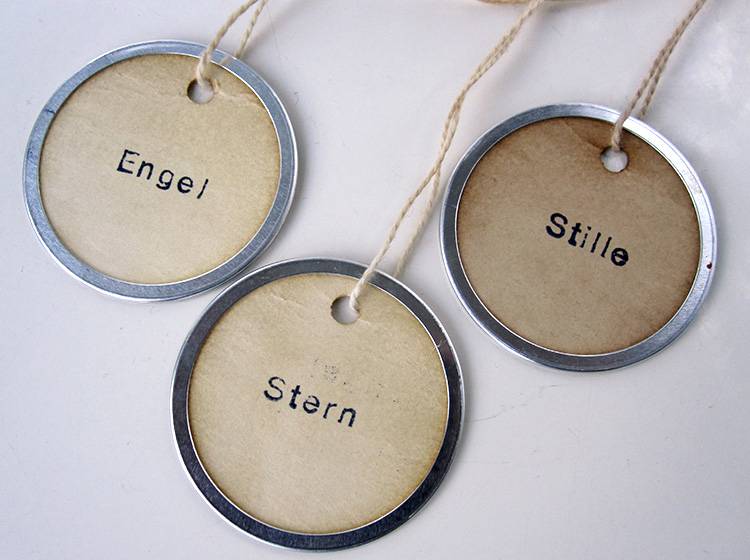 Renna Deluxe ENGEL STERN STILLE Weihnachtsanhänger Weihnachtsangebot