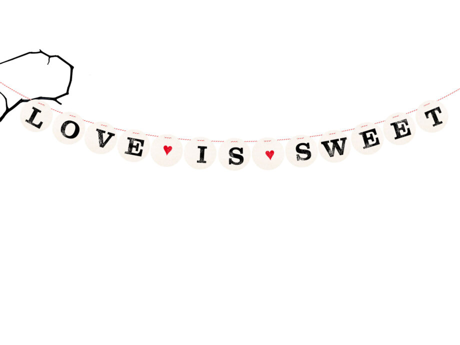 Renna Deluxe LOVE IS SWEET Girlande Top Angebot