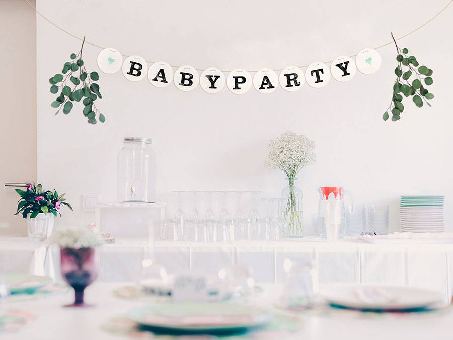 Renna Deluxe BABYPARTY Girlande Tägliche Deals
