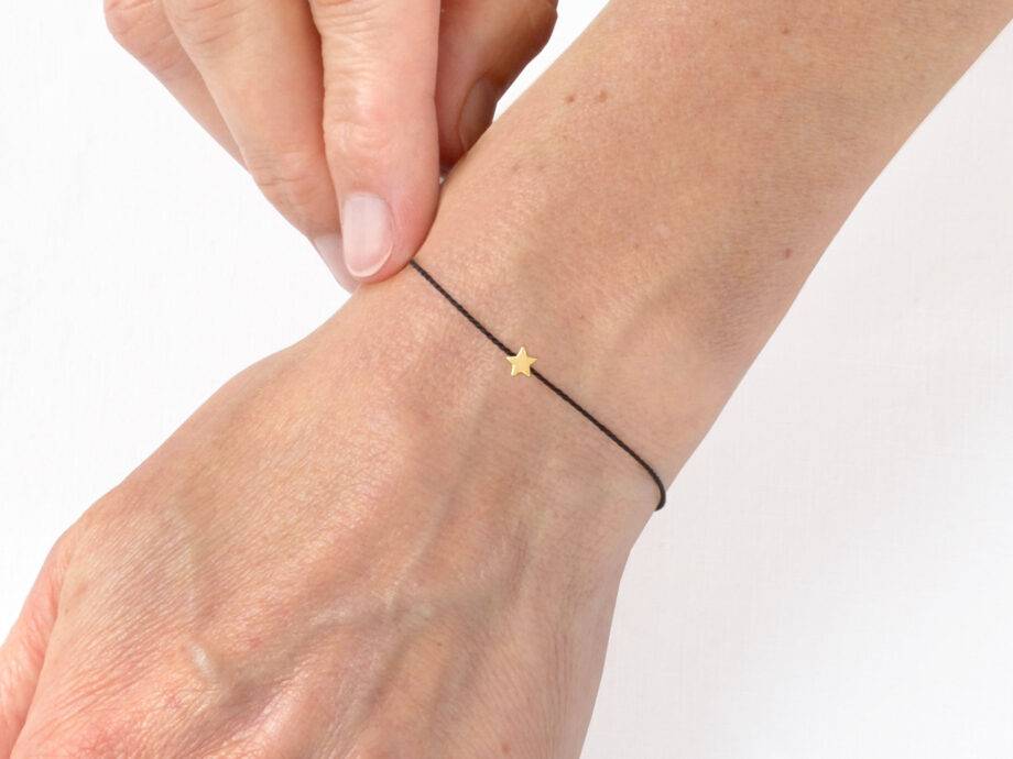 Renna Deluxe MAKE A WISH – STERN Armband Gold Tiefpreis