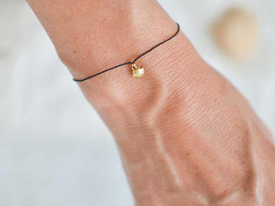 Renna Deluxe MUSCHEL Armband Gold Super Sparpreis