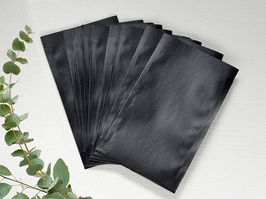 Renna Deluxe Papiertüten Schwarz Wochenangebot