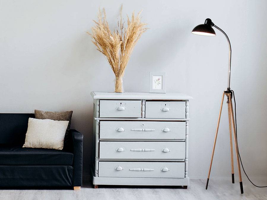 Renna Deluxe Lampengestell Stativ 90 aus Eiche Rabatte dieses Monats