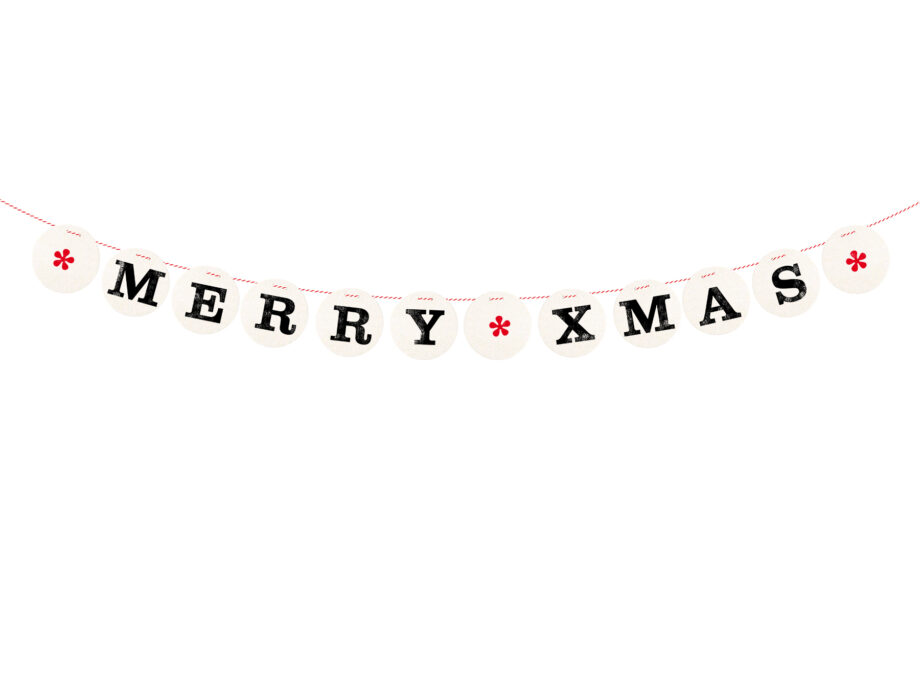 Renna Deluxe MERRY XMAS Girlande Kostenloser Versand