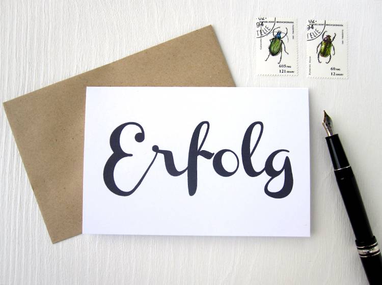 Renna Deluxe ERFOLG // Klappkarte Flash Sale