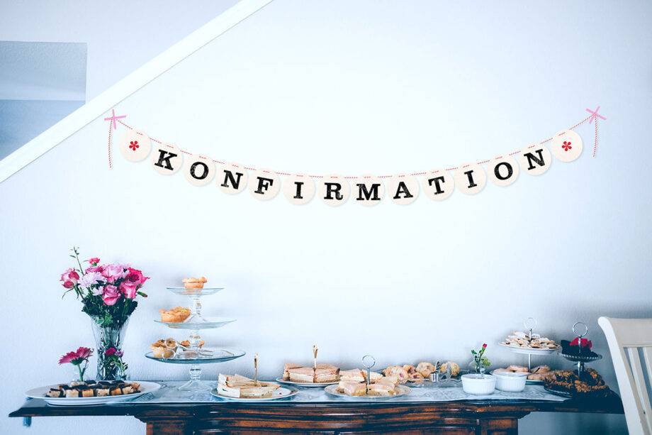 Renna Deluxe Konfirmation Girlande Preisnachlass