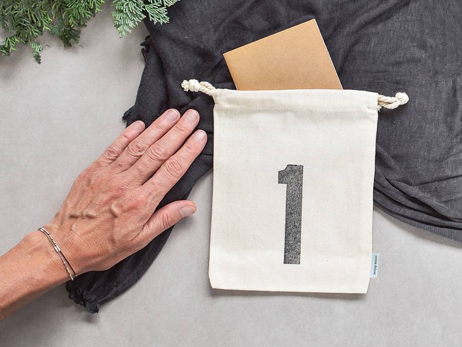 Renna Deluxe Nachhaltiger Ramadan Kalender aus Bio-Baumwolle Kostenlose Rückgabe