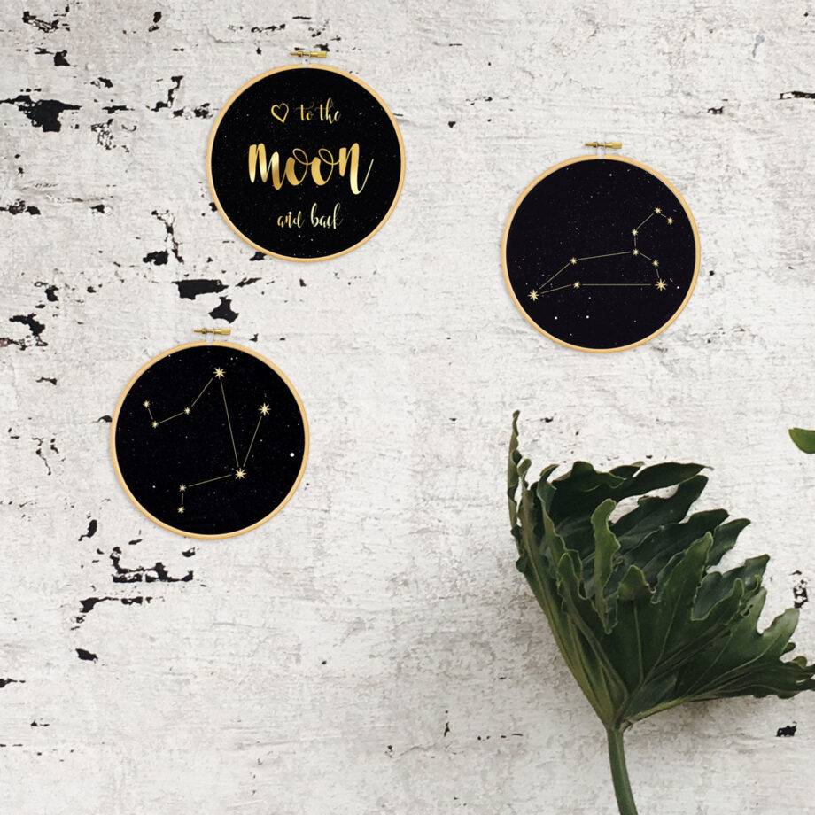Renna Deluxe I love you to the moon and back! Gold Druck Letzte 2 Tage
