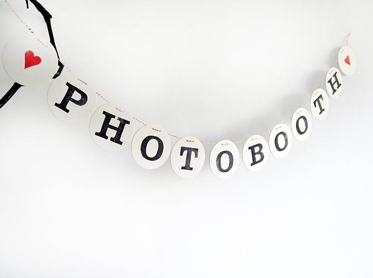 Renna Deluxe Photobooth Girlande Super Rabatt