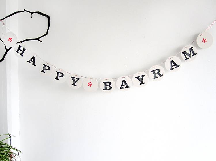 Renna Deluxe Happy BAYRAM Girlande Rabatte dieses Monats
