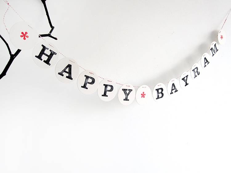 Renna Deluxe Happy BAYRAM Girlande Rabatte dieses Monats